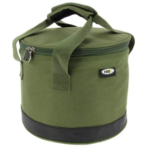 Geanta NGT Bait Bin Cu Manere Si Capac, 25x22cm, Verde