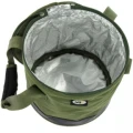 Geanta NGT Bait Bin Cu Manere Si Capac, 25x22cm, Verde