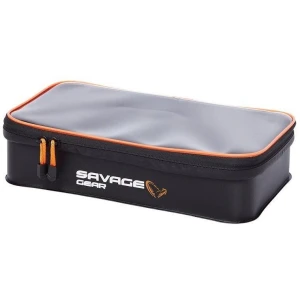 Geanta SAVAGE GEAR WPMP Lure Bag L 5.4L, Black-Orange, 33.5x20x8cm Geanta SAVAGE GEAR WPMP Lure Bag L 5.4L, Black-Orange, 33.5x20x8cm