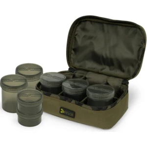 Geanta AVID RVS 8-Pot Hookbait Pouch, 24x16.5x9cm