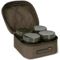 Geanta Fox Voyager 6 Pot Hookbait Case, Kaki, 17x17x10cm Geanta Fox Voyager 6 Pot Hookbait Case, Kaki, 17x17x10cm