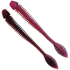Grub BERKLEY PowerBait Power Flail, Salmon Egg Red Black, 5cm, 6buc/pac