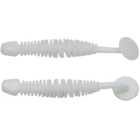 Grub Berkley Powerbait Power Leech, Milky White, 5cm, 12buc/pac