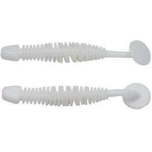 Grub BERKLEY PowerBait Power Leech, Milky White, 5cm, 12buc/pac