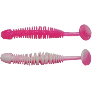 Grub BERKLEY PowerBait Power Leech, Pink / White, 6cm, 10buc/pac Grub BERKLEY PowerBait Power Leech, Pink / White, 6cm, 10buc/pac