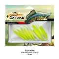 Grub FAST STRIKE Flexi Worm, 5cm, White Neon Back, 10buc/pac Grub FAST STRIKE Flexi Worm, 5cm, White Neon Back, 10buc/pac