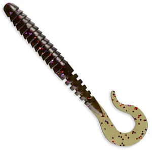 Grub FISHUP Vipo 5.2cm, Green Pumpkin Brown Red & Purple, 10buc/pac