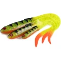 Grub Fox Rage Slick Eel, UV Perch, 21cm, 1buc/pac Grub Fox Rage Slick Eel, UV Perch, 21cm, 1buc/pac