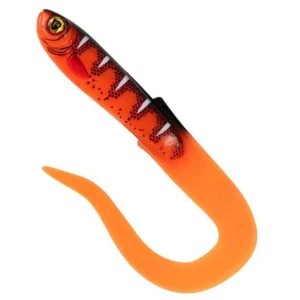 Grub Fox Rage Slick Eel, UV Red Wake, 28cm, 1buc/pac Grub Fox Rage Slick Eel, UV Red Wake, 28cm, 1buc/pac