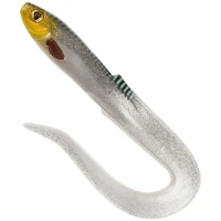 Grub Fox Rage Slick Eel, UV Silver Halo, 21cm, 1buc/pac