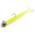 Grub Mustad Aji Micro Pilo, UV Clear Chartreuse, 5cm, 15buc/pac Grub Mustad Aji Micro Pilo, UV Clear Chartreuse, 5cm, 15buc/pac