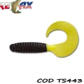 Grub RELAX Twister Standard TS, 9cm, Culoare 443, 4buc/pac