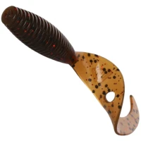 Twister Mikado Grub, Brown Pumpkin, 5.1cm, 8buc/pac