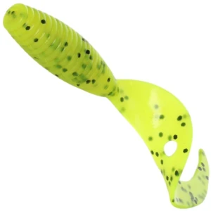 Twister Mikado Grub, Chartreuse Pepper, 6.4cm, 6buc/pac