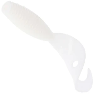 Twister Mikado Grub, White, 5.1cm, 8buc/pac Twister Mikado Grub, White, 5.1cm, 8buc/pac