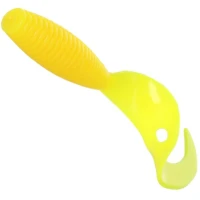 Twister Mikado Grub, Yellow, 3.8cm, 10buc/pac