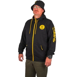 Hanorac BLACK CAT Black Zip Hoody, Marime S