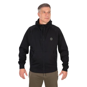 Hanorac FOX Collection Zipped Hoody, Black, Masura XXL