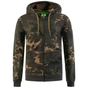 Hanorac KORDA Zip Hoodie, Dark Kamo, Marime 3XL