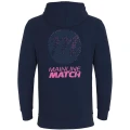 Hanorac MAINLINE Match Hoodie, Navy Blue, Marime 2XL