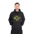 Hanorac MATRIX Large Fade Logo Hoody, Black/Lime, Marime 3XL