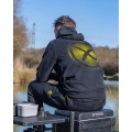 Hanorac MATRIX Large Fade Logo Hoody, Black/Lime, Marime 3XL