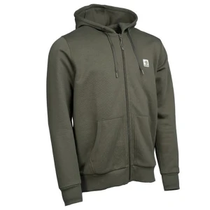 Hanorac NASH Make It Happen Badge Zipped Hoodie Green, Marime 3XL