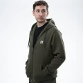 Hanorac NASH Make It Happen Badge Zipped Hoodie Green, Marime XL Hanorac NASH Make It Happen Badge Zipped Hoodie Green, Marime XL