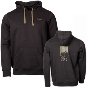 Hanorac NASH Make It Happen Hoody Fish Logo, Black, Marime XL