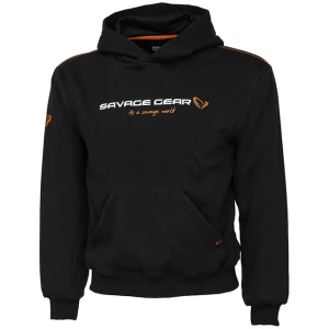 Hanorac Savage Gear Junior Logo Black Ink 12-14 ani Hanorac Savage Gear Junior Logo Black Ink 12-14 ani