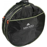 Husa Juvelnice Mikado Keepnet Bag, Rotunda, 2 Compartimente, Black & Green, 63x17cm Husa Juvelnice Mikado Keepnet Bag, Rotunda, 2 Compartimente, Black & Green, 63x17cm