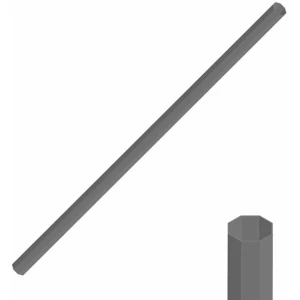 Tub Protectie Octogonal RIVE Pentru Lansete Si Kit-uri, Smoke Grey, 60mm, 192cm Tub Protectie Octogonal RIVE Pentru Lansete Si Kit-uri, Smoke Grey, 60mm, 192cm