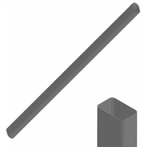 Tub Protectie Oval RIVE Pentru Lansete Si Kit-uri, Smoke Grey, 50x80mm, 182cm