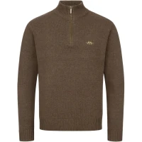 Pulover BLASER Wool HZ, Dark Brown, Marime 2XL