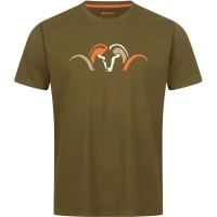Tricou Blaser Argali 3d Debossed T 25, Dark Olive, Marime S