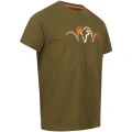 Tricou BLASER Argali 3D Debossed T 25, Dark Olive, Marime S Tricou BLASER Argali 3D Debossed T 25, Dark Olive, Marime S