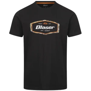 Tricou BLASER Badge T 24, Black, Marime 2XL
