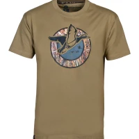 Tricou TREESCO Percussion Hutte, Bej, Marimea S