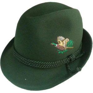 PALARIE TONAK VANATOR BRODERIE FAZAN VERDE MARIME 58