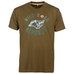 Tricou Treesco Percussion Willd Boar Republic, Kaki, Marimea 3XL