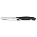 Briceag Cutit Pliabil Victorinox, Swiss Classic Paring Knife, Lama Zimtata 11cm, Negru