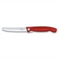 Briceag Cutit Pliabil Victorinox, Swiss Classic Paring Knife, Lama Zimtata 11cm, Rosu