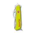 Briceag Multifunctional Rescue Tool, 11.1 cm, Teaca Nylon, Galben Fluo