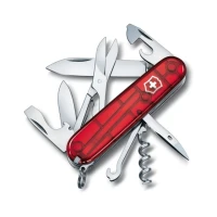 Briceag Multifunctional Victorinox Climber, Rosu Transparent, 9.10cm