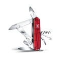 Briceag Multifunctional Victorinox Climber, Rosu Transparent, 9.10cm Briceag Multifunctional Victorinox Climber, Rosu Transparent, 9.10cm