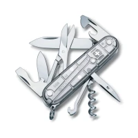 Briceag Multifunctional Victorinox Climber Silvertech, Argintiu Transparent, 9.10cm