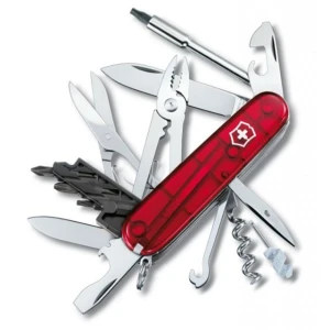 Briceag Multifunctional Victorinox CyberTool M, Rosu Transparent, 9.10cm