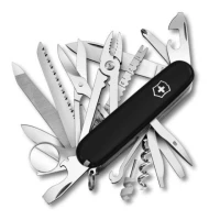 Briceag Multifunctional Victorinox Swisschamp, Negru, 9.10cm