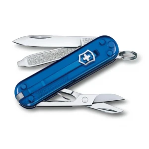 Briceag Victorinox Classic Colors Transparent, Deep Ocean - 0.6223.T2G Briceag Victorinox Classic Colors Transparent, Deep Ocean - 0.6223.T2G