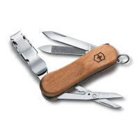 Briceag Victorinox Nail Clip Wood 580, Lemn Nuc, 6.50cm